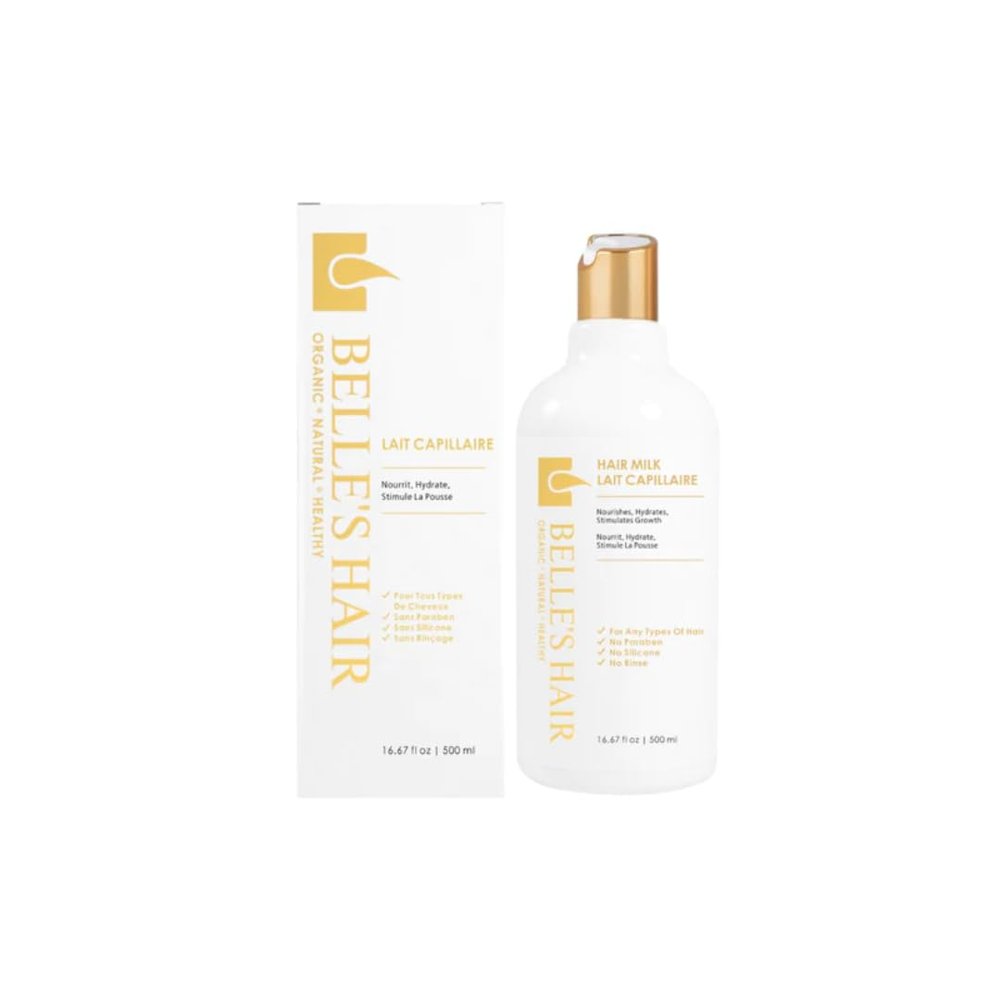 Belle's Hair Coconut Hair Milk | Deep Hydration | Nourishing Formula | Frizz Control | Suitable for All Hair Textures
