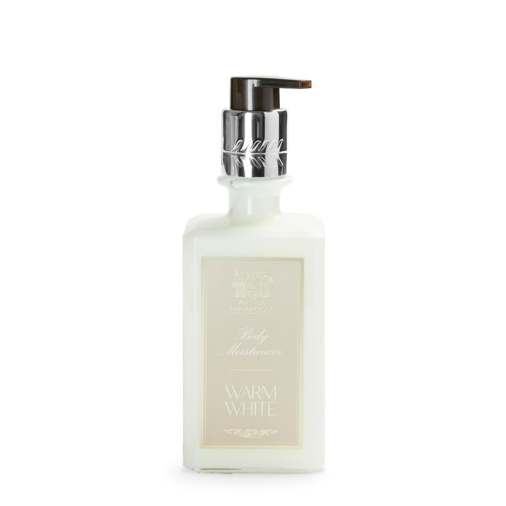Antica Farmacista Body Moisturizer - Scented Moisturizing Lotion with Aloe Vera, Green Tea & Sweet Almond Oil - Luxury Gift for Any Occasion - Warm White, 10 fl oz