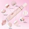 2 in 1 Electric Shaver for Women, 2025 New Rechargeable Electric Shaver and Accessories, Wet and Dry Use Body Trimmer for Home (Purple) view 3