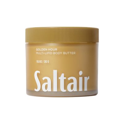 Saltair Multi-Lipid Body Butter - Rich, Nourishing Hydrating Body Cream with Ceramide Complex, Coconut Oil, Shea Butter, and Sea Buckthorn. Moisturizing Dry Skin Care. 10oz Jar - Golden Hour