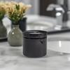 (12 Pack) 2 oz Black Double Wall Plastic Jar with Airtight Lined Lid + Spatulas view 3