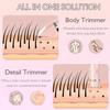 Dermave Bikini Shaver Dual Head Multi-Purpose Hair Trimmer 2-in-1 USB Charge Dermavel Trimmer 2.0 Dermawave Iui Beauty Shaver for Women (Blue-1pcs) view 3
