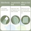 BEIQIYA Manual Face Scraper Tool, Metal Facial Spatula with Silicone Lid, Nose Scraper for Men & Women- Green view 3