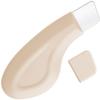 BEIQIYA Manual Face Scraper Tool, Metal Facial Spatula with Silicone Lid, Nose Scraper for Men & Women- Beige view 1