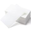 BEIQIYA 100pcs Perm Paper for Hair, Breathable End Papers for Hair Perm, Disposable Heat-Resistant Professional Hair Salon Home Hair Curling Papers for Thin Thick Short Long Hair- White view 1