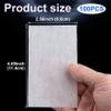 BEIQIYA 100pcs Perm Paper for Hair, Breathable End Papers for Hair Perm, Disposable Heat-Resistant Professional Hair Salon Home Hair Curling Papers for Thin Thick Short Long Hair- White view 2