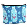 RTFNGLS Water Bottle Pattern Portable Travel Toiletries Makeup Bag Bathroom Storage Bag Makeup Bag Portable Makeup Bag Large Capacity Travel Makeup Bag Organize view 1