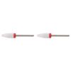 Nail Drill Bit with Corn Head Shape, Ceramic Grinding Head Smooth Carbide Bits for Manicure Pedicure Cuticle Gel Polishing, Electric Grinding Machine Accessories Fast Remove Acrylic or Hard Gel view 1