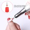 Nail Drill Bit with Corn Head Shape, Ceramic Grinding Head Smooth Carbide Bits for Manicure Pedicure Cuticle Gel Polishing, Electric Grinding Machine Accessories Fast Remove Acrylic or Hard Gel view 4
