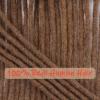 IXIMII #30 Dreadlock Extensions Human Hair 0.8 cm 8 inch 20 Strands Brown Handmade Permanent locs with Needles and Comb Real Human Hair Dreads Extensions for Women Men Kids view 3