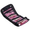 2PCS Roll up Makeup Bag, 4 in 1 Cosmetic Bag Foldable Makeup Bag Clear Makeup Organizer Bag Hanging Toiletry Bag for Women Men (Black) view 1