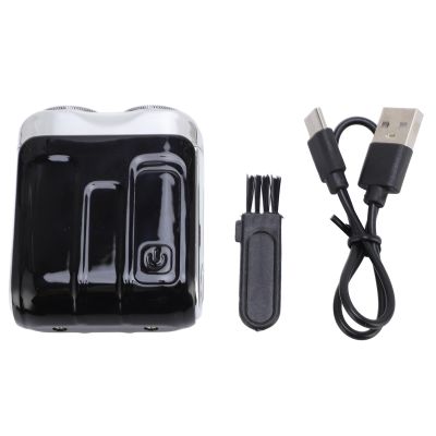 BTSEURY Electric Trimmer, Pocket Size Electric Trimmer, Rechargeable LED Digital Display Portable Mini Beard Trimmer (Black)