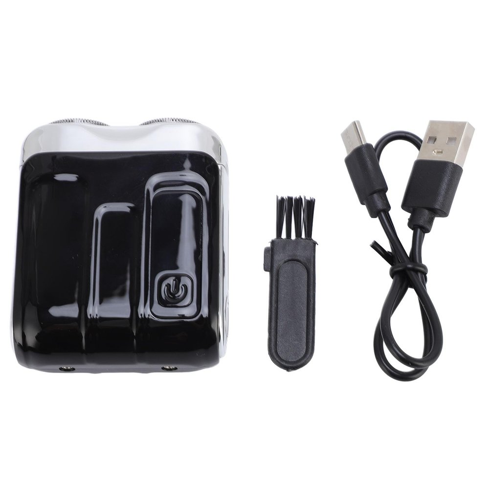 BTSEURY Electric Trimmer, Pocket Size Electric Trimmer, Rechargeable LED Digital Display Portable Mini Beard Trimmer (Black)