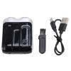BTSEURY Electric Trimmer, Pocket Size Electric Trimmer, Rechargeable LED Digital Display Portable Mini Beard Trimmer (Black) view 1