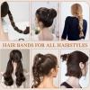 10 Pcs Hair Ties for Women Girls Hair, Hair Tie Bracelets for Women,Strong Elastic Ponytail Holder, Hair Ties for Thick Hair view 3