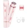 Bikini Trimmer for Women, Body Shaver, 2 in 1 Dual-Head Electric Razors for Women Pubic Hair, Rechargeable Hair Removal for Bikini Legs Face Underarm Arm view 1