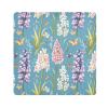 KLL Spring Flowers Butterflies Bees Blue Toiletries Pouchs Camera Lens Cloth Magic Self-Adhesive Toiletry Organizer Travel Wrap 21.7 X 21.7 Wrapper Cosmetic Organizers For Travel view 1