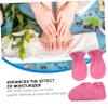 Healeved 4pcs Spa Paraffin Wax Gloves Booties Moisturizing Heat Therapy Covers for Hand Foot Care for Home and Salon Use Pink Enhance Skin Absorption Circulation view 4