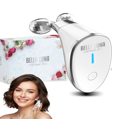 5-in-1 Microcurrent Facial Device for Face Tightening, Lifting & Wrinkle Reduction  Non-Invasive Anti Aging Tool, Jawline Shaper & Skin Lifting Face Sculpting Device for At-Home Skincare