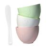 Healeved Mud Mask Mixing Bowl Adjusting Stick Silicone Plastic Bowl Face Mask Mixing for Beauty Salon Diy Maker view 1