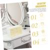 SHERCHPRY Drawer Style Makeup Organizer Multi-function Vanity Storage Box for Cosmetics Jewelry Office Supplies Space-saving Easy to Clean Container for Bedroom Bathroom Use view 3