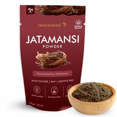 Jatamansi Root Powder,100 g | For Strong, Shiny, and Silky Hair | For Dandruff & Spilt Ends Free Hair | Moisturizes Scalp