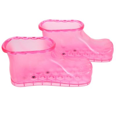 Anneome 1pair Portable Foot Soak Boots for Adults Comfortable Foot Bath Shoes for Home Use