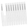 Healeved 10pcs Mini Portable Silicone Lip Brush Set Reusable Lipstick Applicators with Lids for Lip Balm and Makeup Easy to Clean and Travel-friendly view 1