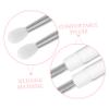 Healeved 10pcs Mini Portable Silicone Lip Brush Set Reusable Lipstick Applicators with Lids for Lip Balm and Makeup Easy to Clean and Travel-friendly view 3