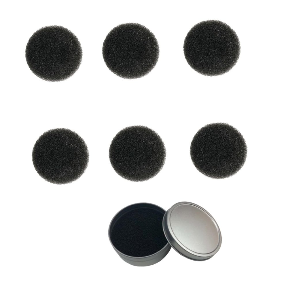 TOVINANNA 7-Piece Makeup Brush Cleaning Sponge Set Quick Dry Cleaning Box Replacement Cotton for Professionals and Makeup Enthusiasts