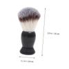 Ipetboom Unscented Shaving Brush Bowl Men's Beard Brush Fine Nylon Hair for for Goatee Whiskers Ideal for Travel view 2