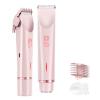 Hwhyito Bikini Trimmer, Bald Cat Razor for Women, Comfort 2 in 1 Electric Lady Shaver, Cordless Body Shaver for Trip with Double Head Trimmer view 1