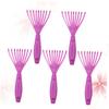 5pcs Plastic Curly Hair Comb Cleaner Brush Tweezers for Brushes view 4