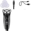 Lsrwhnyy Electric Shavers for Men, Waterproof LCD Display Electric Shaver Beard Electric Razor for Men Facial Stubble Shaving Machine Rechargeable view 2
