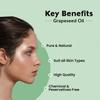 PUROLEO Organic Certified USDA Grapeseed Oil 32 Fl Oz/946 ML (Packed in Canada)  100% Natural Moisturizer & Organic Carrier Oil for Hair, Skin, Body, Massage, Baby Care, Beauty & DIY Blends view 2