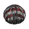 American Flag Firework Print women Shower Caps Bath Cap Reusable Waterproof Double Layers Hair Cap Comfort view 1