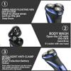 Lsrwhnyy Electric Shavers for Men, Electric Shaver Professional Razor Waterproof Beard Trimmer Rotary 3D Floating Shaving Rechargeable Electric for Men view 3