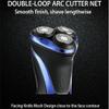 Lsrwhnyy Electric Shavers for Men, Electric Shaver Professional Razor Waterproof Beard Trimmer Rotary 3D Floating Shaving Rechargeable Electric for Men view 4