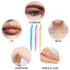 72 Pcs Eyebrow Razor, Face Razors Multipurpose Dermaplaning Tools Eyebrow Trimmer Shaper Shaver Facial Hair Removal for Women Men Body Use view 2