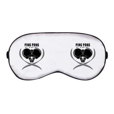 Azeeda 'The Heart of Table Tennis' Sleep/Travel Eye Mask (EY00028423)