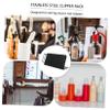 BELLIFFY Stainless Steel Hair Clipper Holder Barbershop Cutter Rack Wall-mounted Organizer view 3