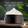 BLUEBYRD Almond Honey Glowwhip Body Butter  Whipped Multi-Oil Body Butter & Moisturizer Nourishing Body Cream  Deep Hydration & Firmer-Looking Skin 8oz Jar (Almond Honey) view 2