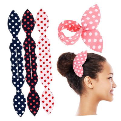 ASAKKURA 4pcs Hair Bun Makers Hair Clips Easy Styling Tool for Daily Use Parties Weddings Comfortable Sponge and Design