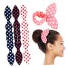 ASAKKURA 4pcs Hair Bun Makers Hair Clips Easy Styling Tool for Daily Use Parties Weddings Comfortable Sponge and Design view 1