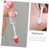 BELLIFFY 6pcs Portable Silicone Lip Brush Cover Lipstick and Eyeshadow Applicator for Dust Cosmetic Application view 3