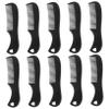 ASAKKURA 10pcs Barber Combs Men's Mustache Comb Travel Hair Styling Tool Fine Teeth for Beard Care view 1