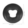 FOMIYES Silicone Face down Pillow for Massage Beds Soft Comfortable Beauty Salon Cushion for Facial Spa for Relaxation and Prolonged Use Black O-shaped Design view 2