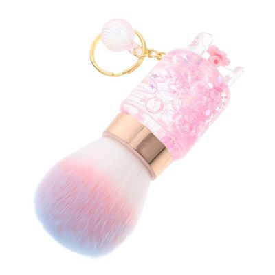 LALADEFIEE Makeup Blush Brush and Fingernail Cleaning Brush Reusable Multi-use Nail Scrubber Portable and Lightweight Design for Easy Nail Care at