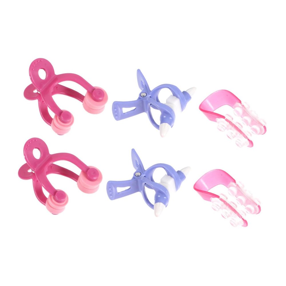 BELLIFFY 2sets Nose Lifter Shaper Correction Clip for Wide Noses up Beauty Tool Set Massager