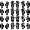 12 Henna Stencils with Black and Maroon Henna - Design Varies view 3